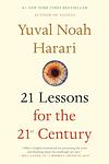 Cover of '21 Lessons For The 21st Century' by Yuval Noah Harari