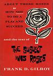 Cover of 'The Subject Was Roses' by Beryl Gilroy