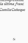 Cover of 'La última Frase' by Camila Cañeque