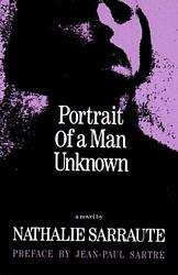 Cover of 'Portrait Of A Man Unknown' by Nathalie Sarraute