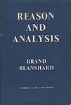 Cover of 'Reason & Analysis' by Brand Blanshard