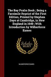 Cover of 'The Bay Psalm Book' by Stephen Daye