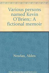 Cover of 'Various Persons Named Kevin O'brien' by Alden Nowlan