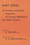 Cover of 'On Formally Undecidable Propositions Of Principia Mathematica And Related Systems' by Kurt Gödel