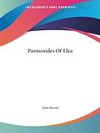 Cover of 'Parmenides Of Elea' by Parmenides