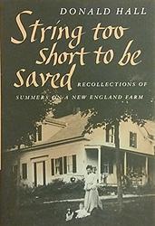 Cover of 'String Too Short To Be Saved' by Donald Hall
