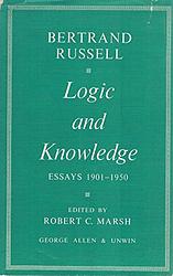 Cover of 'Logic And Knowledge' by Bertrand Russell