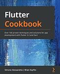 Cover of 'Flutter Cookbook' by Simone Alessandria