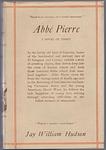Cover of 'Abbé Pierre' by Jay William Hudson