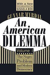 Cover of 'An American Dilemma' by Gunnar Myrdal