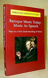 Cover of 'Music As Speech' by Nikolaus Harnoncourt