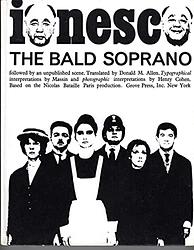 Cover of 'The Bald Soprano' by Eugène Ionesco