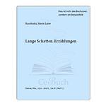 Cover of 'Lange Schatten' by Marie Luise Kaschnitz
