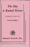 Cover of 'The Day It Rained Forever' by Ray Bradbury