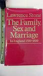 Cover of 'The Family, Sex and Marriage in England 1500-1800' by Lawrence Stone