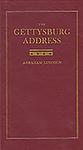 Cover of 'The Gettysburg Address' by Abraham Lincoln