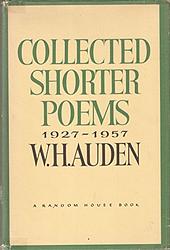 Cover of 'Collected Shorter Poems' by W. H. Auden