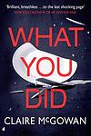 Cover of 'What You Did' by Claire McGowan