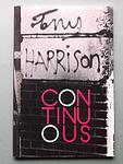 Cover of 'Continuous' by Tony Harrison