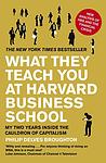 Cover of 'What They Teach You At Harvard Business School' by Philip Delves Broughton