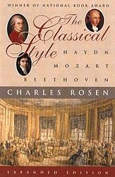 Cover of 'The Classical Style' by Charles Rosen