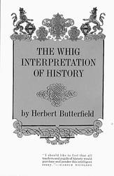Cover of 'The Whig Interpretation of History' by Herbert Butterfield