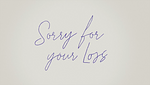 Cover of 'Sorry For Your Loss' by Michael Cruz Kayne