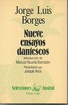 Cover of 'Nueve Ensayos Dantescos' by Jorge Luis Borges