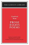 Cover of 'Poems Of Gottfried Benn' by Gottfried Benn