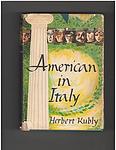 Cover of 'American in Italy' by Herbert Kubly