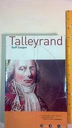 Cover of 'Talleyrand' by Duff Cooper