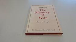 Cover of 'The Memory Of War' by James Fenton