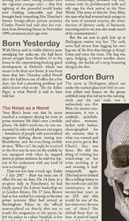 Cover of 'Born Yesterday' by Gordon Burn