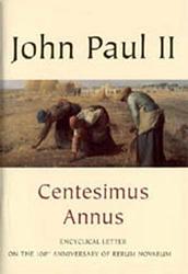 Cover of 'Centesimus Annus' by Pope John Paul II