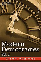 Cover of 'Modern Democracies' by James Bryce