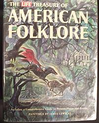 Cover of 'A Treasury Of American Folklore' by Benjamin A. Botkin
