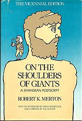 Cover of 'On The Shoulders Of Giants' by Robert K. Merton