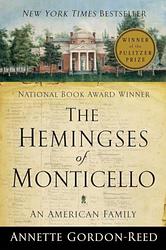 Cover of 'The Hemingses of Monticello' by Annette Gordon-Reed