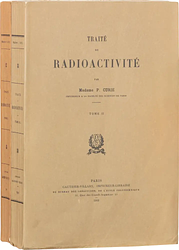Cover of 'Treatise on Radioactivity' by Marie Curie