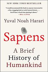 Cover of 'Sapiens' by Yuval Noah Harari