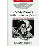 Cover of 'The Mysterious William Shakespeare' by Charlton Ogburn