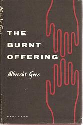 Cover of 'The Burnt Offering' by Albrecht Goes