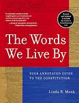 Cover of 'The Words We Live By' by Linda R. Monk