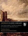 Cover of 'The Works Of Thomas Lovell Beddoes' by Thomas Lovell Beddoes
