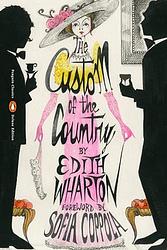 Cover of 'The Custom of the Country' by Edith Wharton