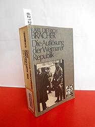 Cover of 'Die Auflösung Der Weimarer Republik' by Karl Dietrich Bracher