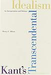 Cover of 'Kant's Transcendental Idealism' by Henry E. Allison