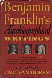Cover of 'Benjamin Franklin' by Carl Van Doren