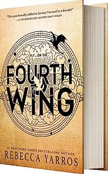 Cover of 'Fourth Wing' by Rebecca Yarros