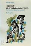 Cover of 'Apocrief   De Analphabetische Naam' by Lucebert